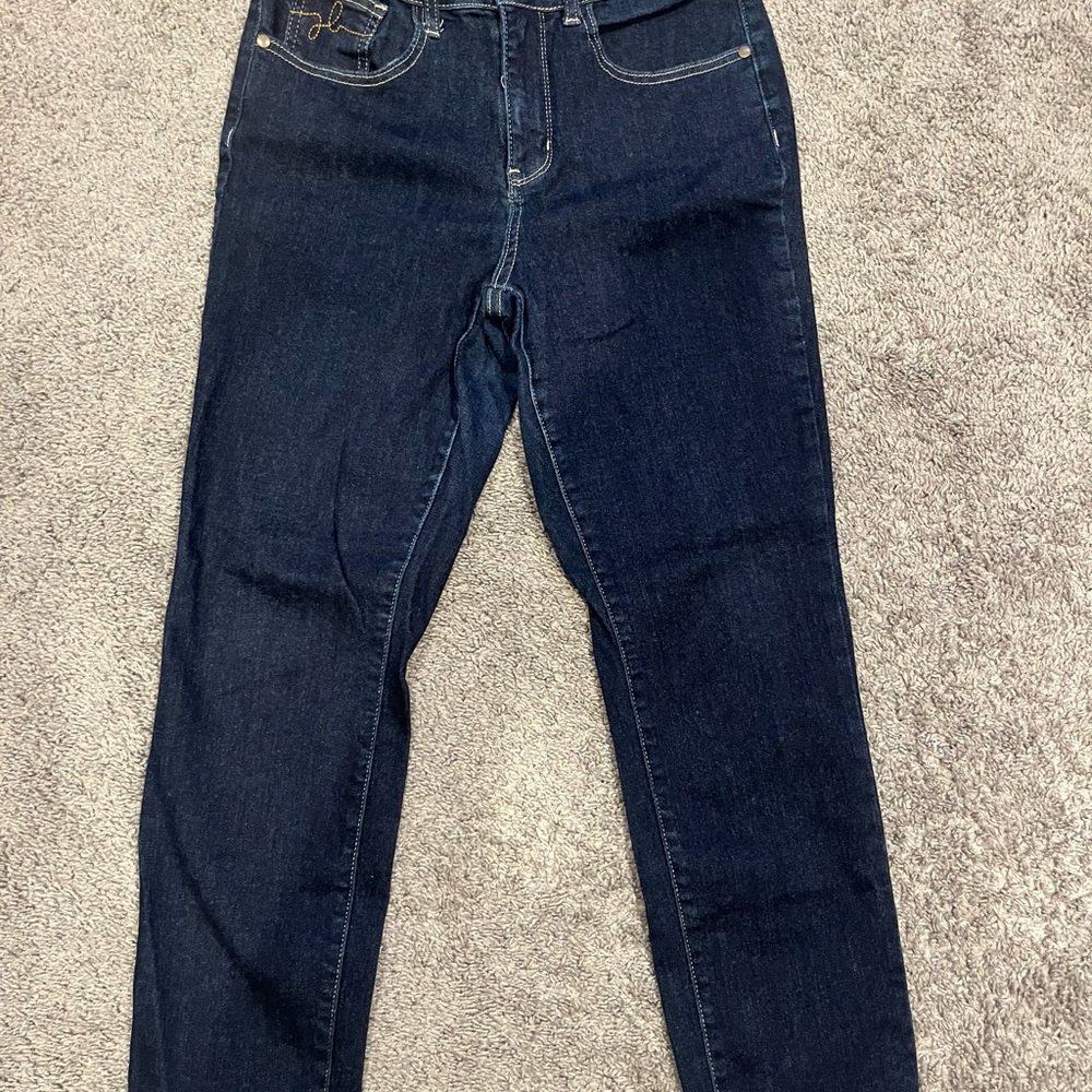 Judy Blue Dark Indigo Straight Leg Jeans